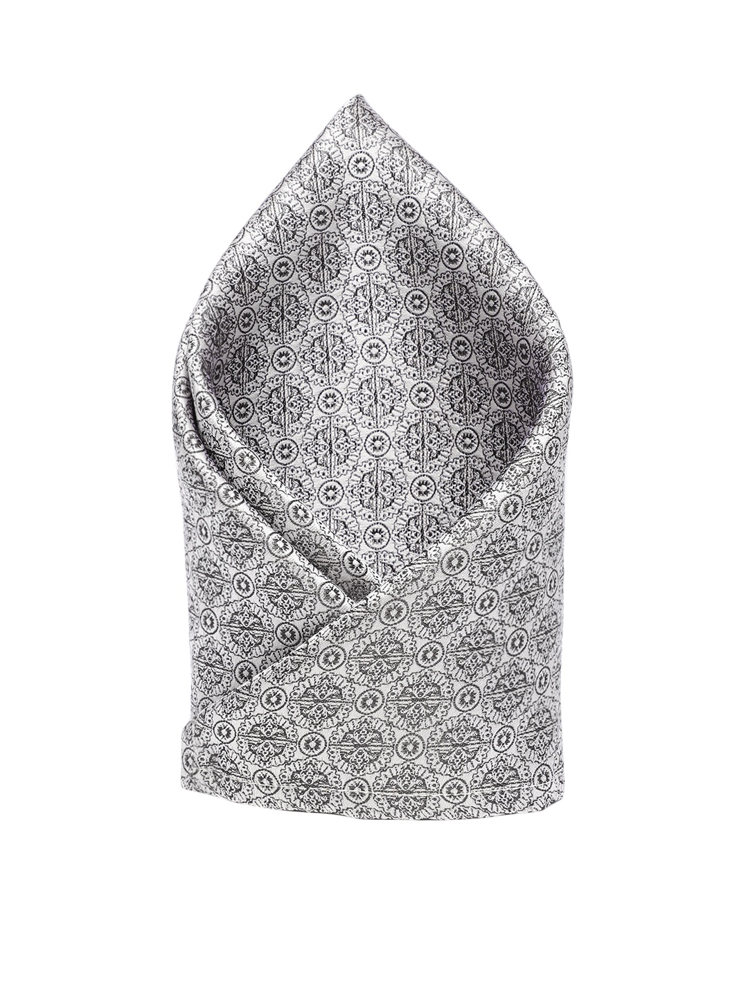 

Park Avenue Men Multicoloured Woven Design Pocket Square, Multi
