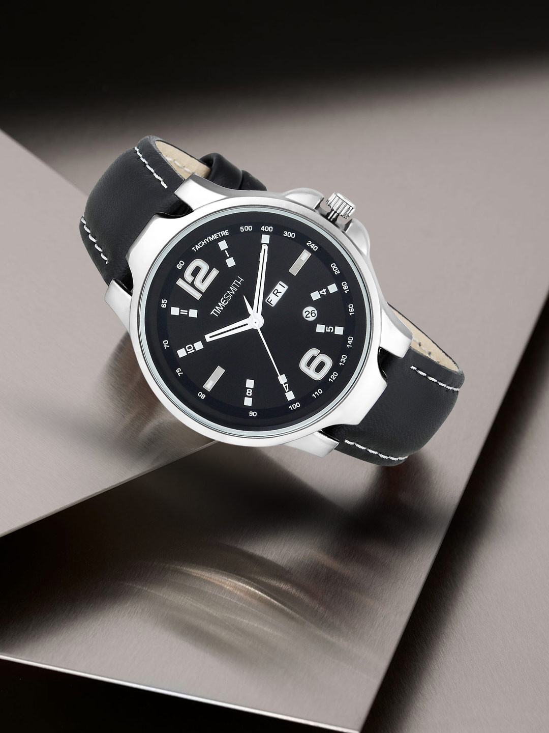 

TIMESMITH Men Black & Black Analogue Watch TSC-028ktd1