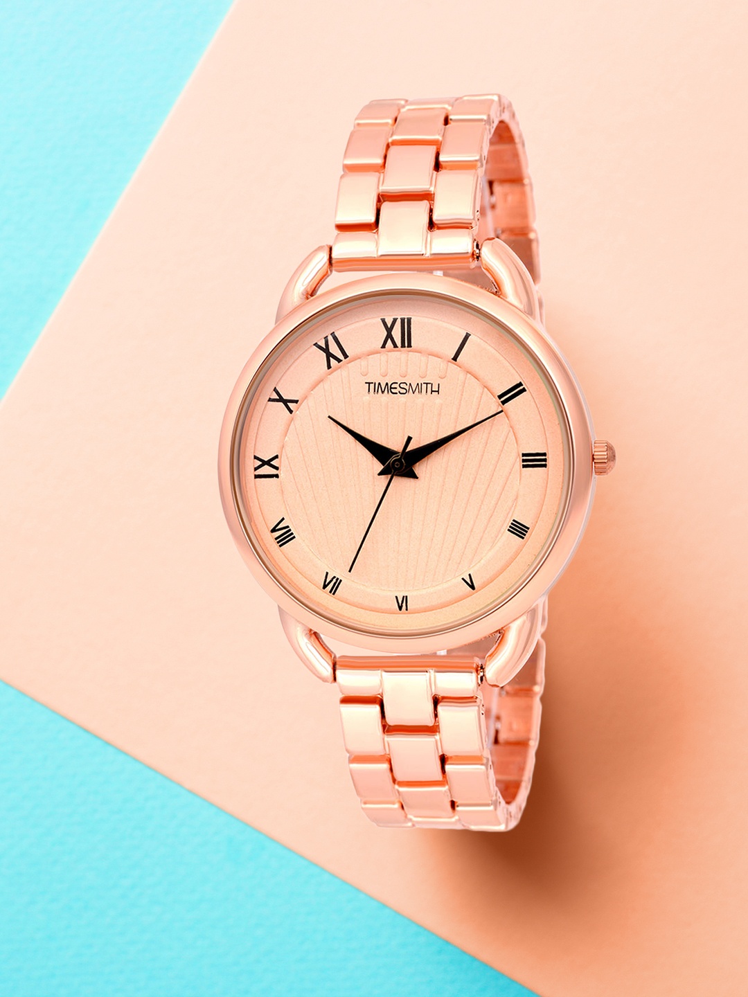 

TIMESMITH Women Rose Gold-Toned Analogue Watch TSC-057ktd1