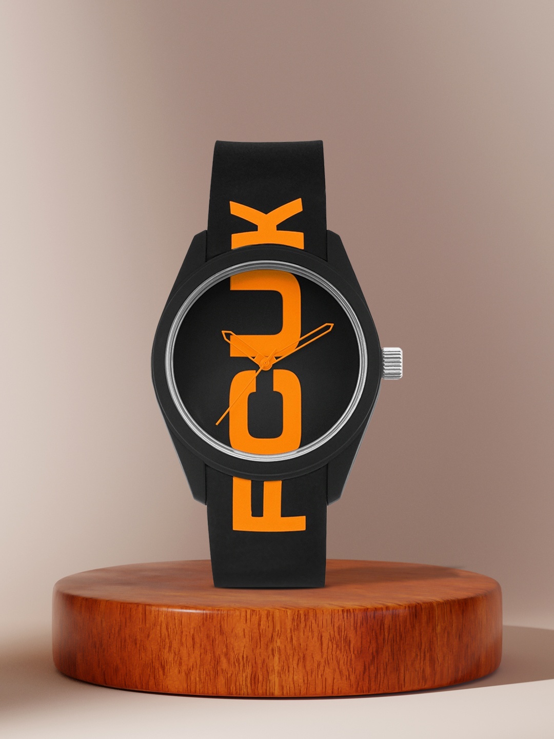 

FCUK Unisex Black Analogue Watch FC150B