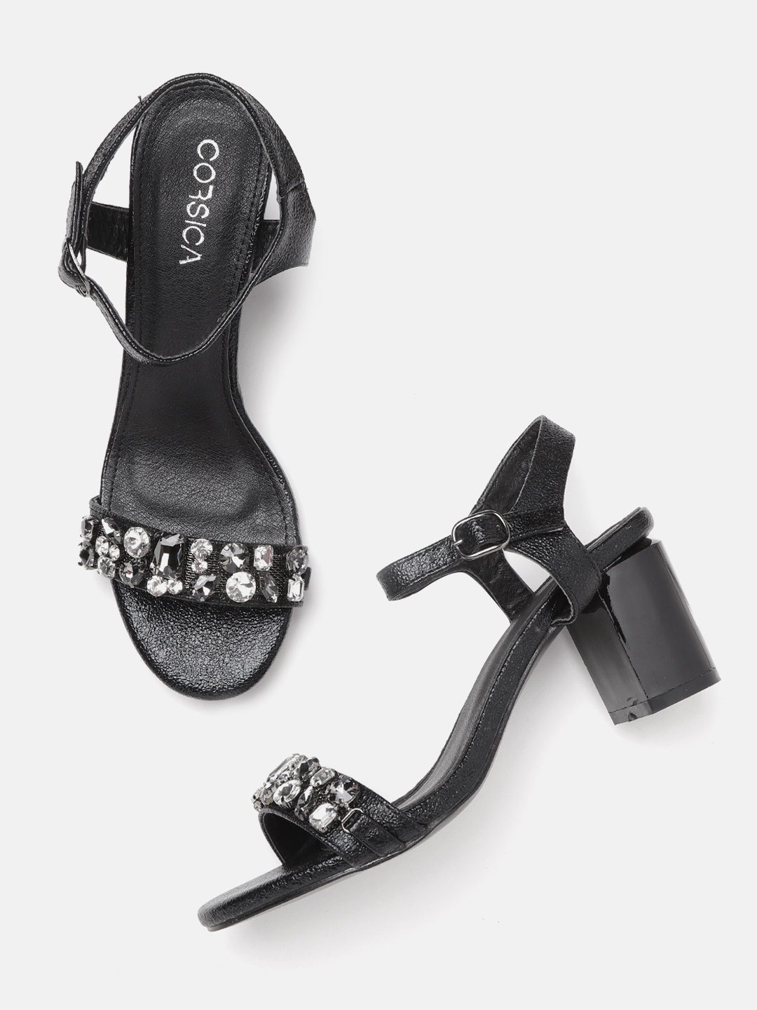 

CORSICA Women Black Embellished Heels