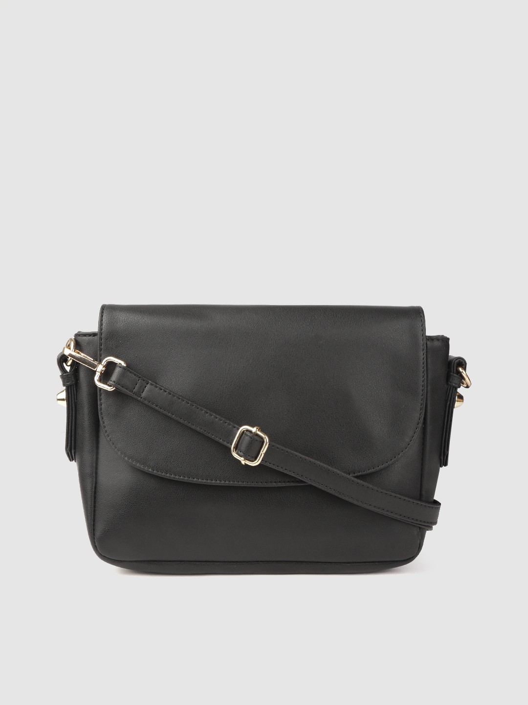 

Carlton London Black Solid Sling Bag