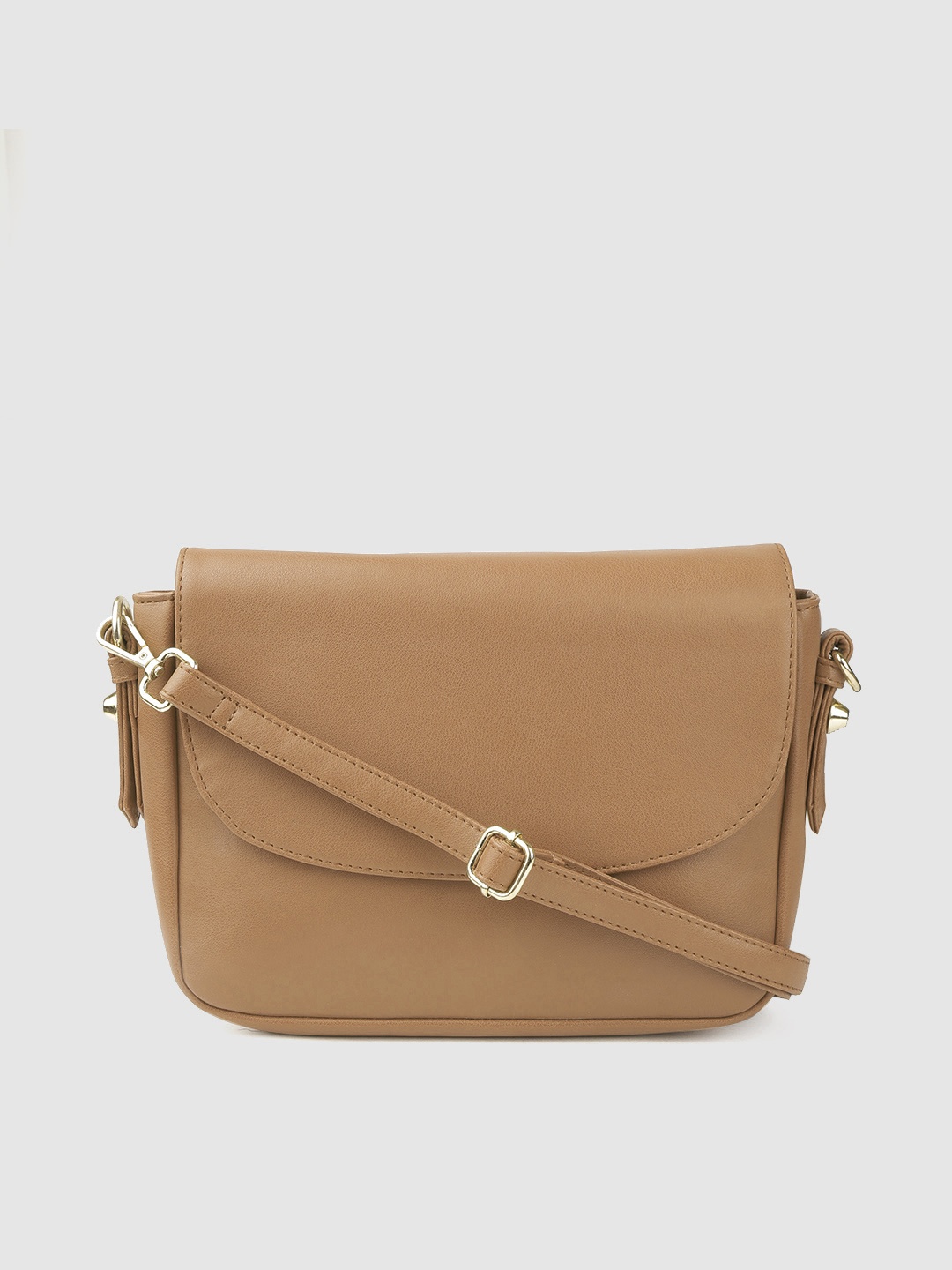 

Carlton London Beige Solid Sling Bag