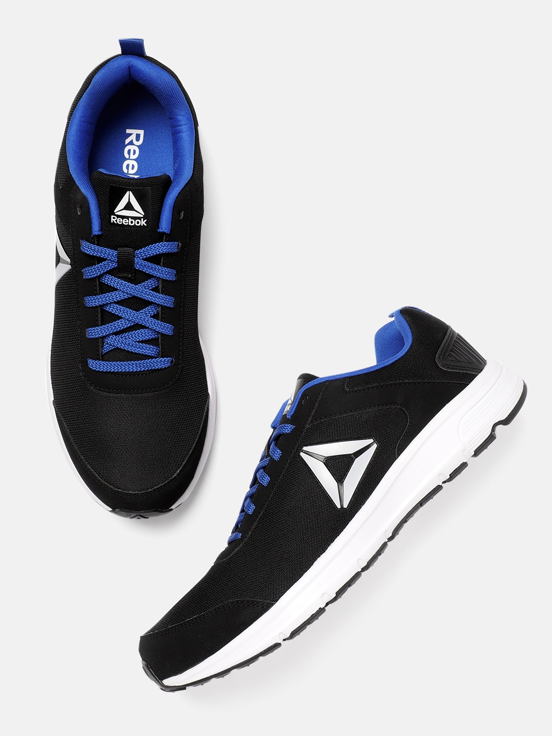 

Reebok Men Black & Blue CANTON Running Shoes