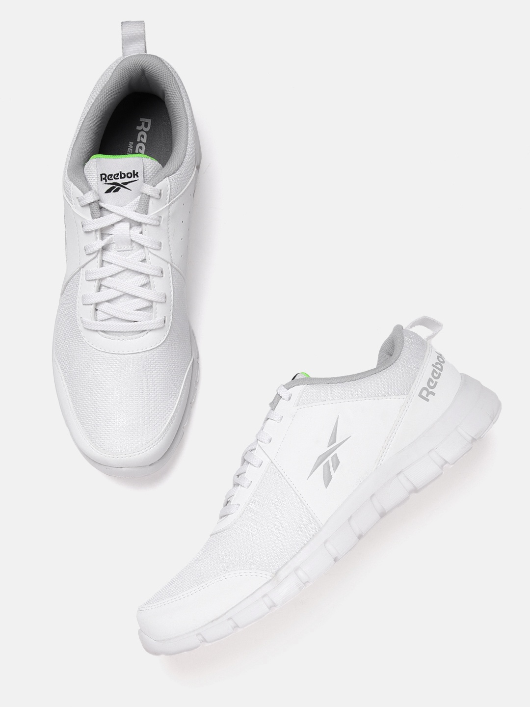 

Reebok Men Woven Design Travellar LP Running Shoes, White