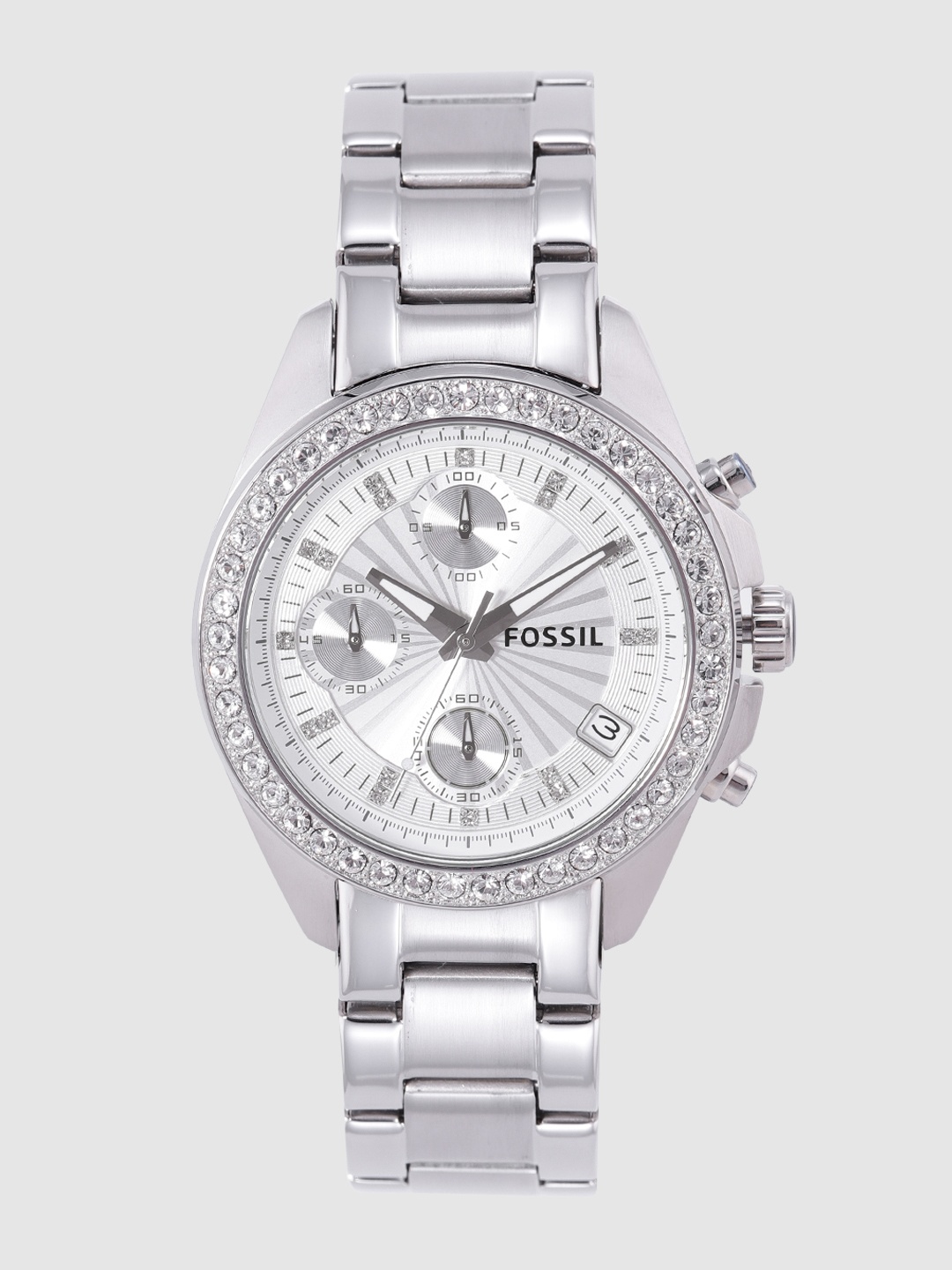

Fossil DECKER - L Women Silver Analogue Watch ES2681