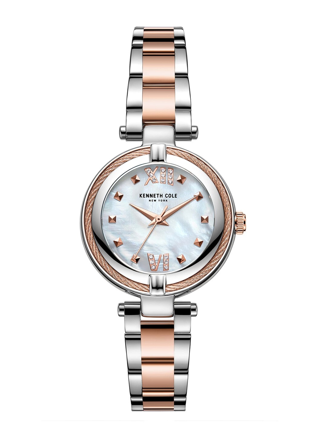 

Kenneth Cole Women Silver-Toned Analogue Watch KC50980003LD