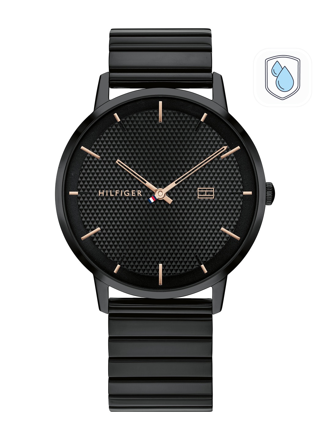 

Tommy Hilfiger Men Black Analogue Watch TH1791655
