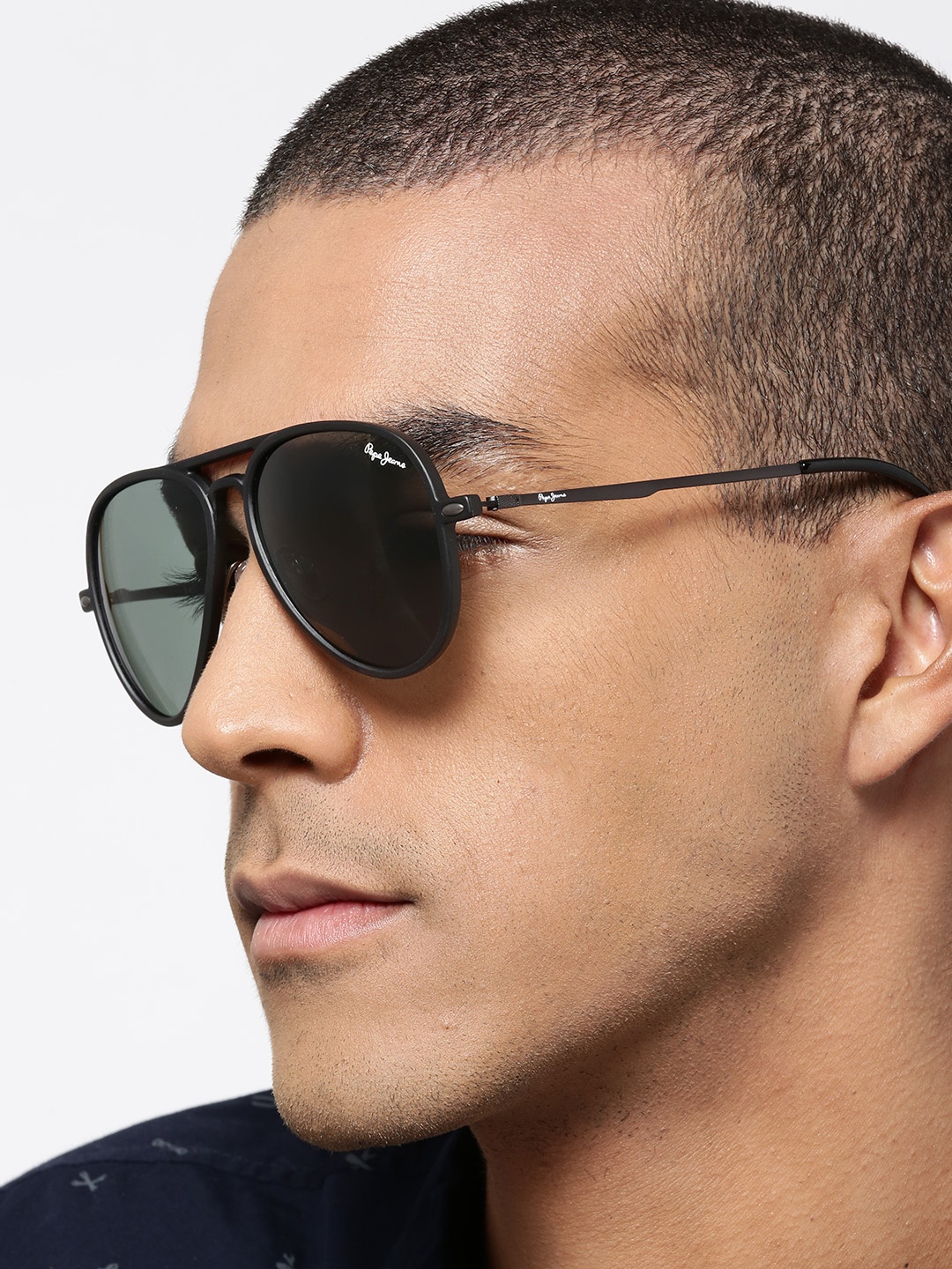 

Pepe Jeans Unisex Aviator Sunglasses PJ7369C1, Green