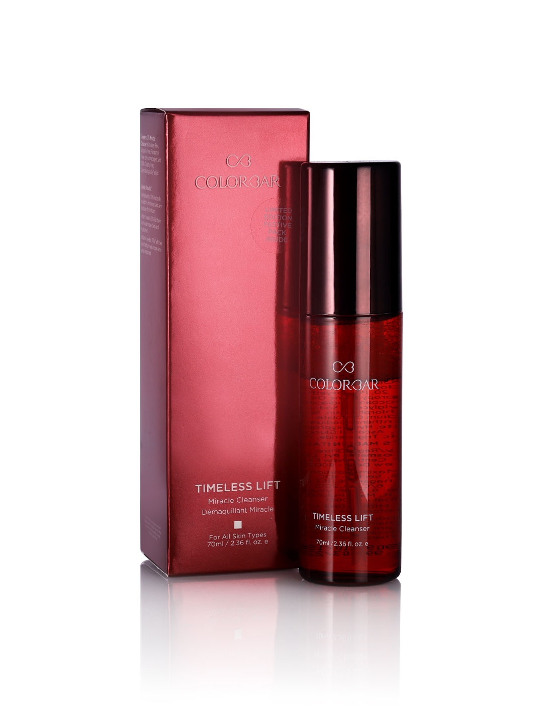

Colorbar Women Timeless Lift Miracle Cleanser 70 ml, Maroon