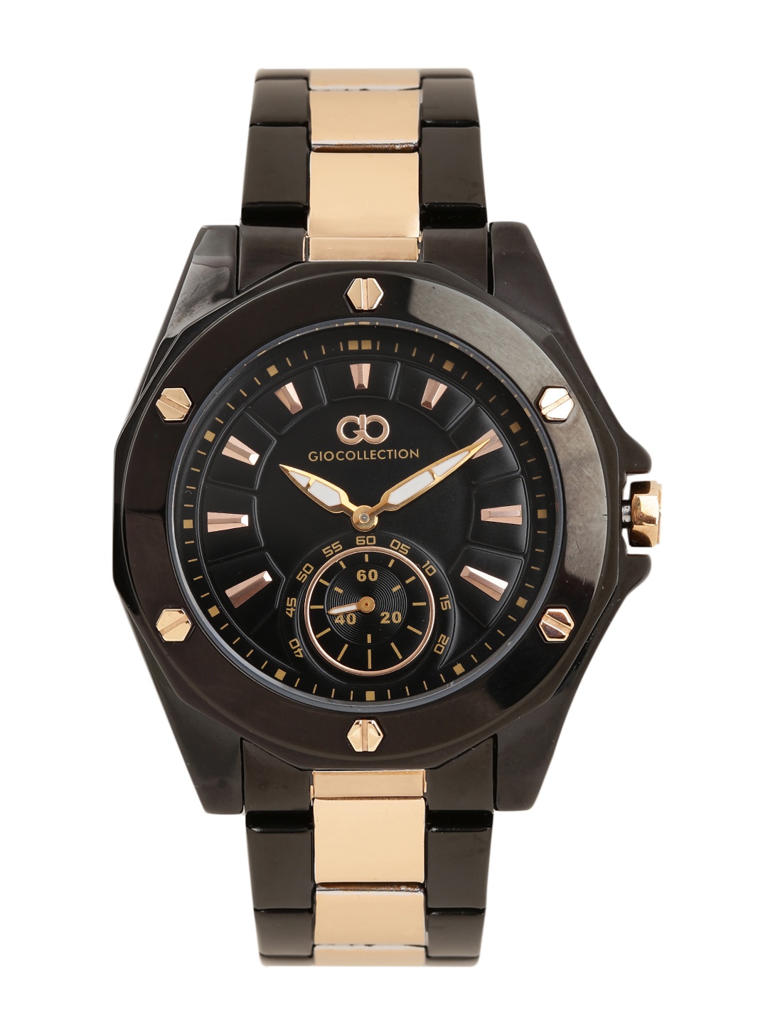 

GIO COLLECTION Men Black Analogue Watch G1003-44
