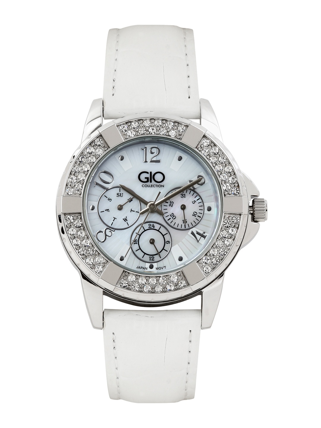 

GIO COLLECTION Women Pearly White Dial Watch G0028-01