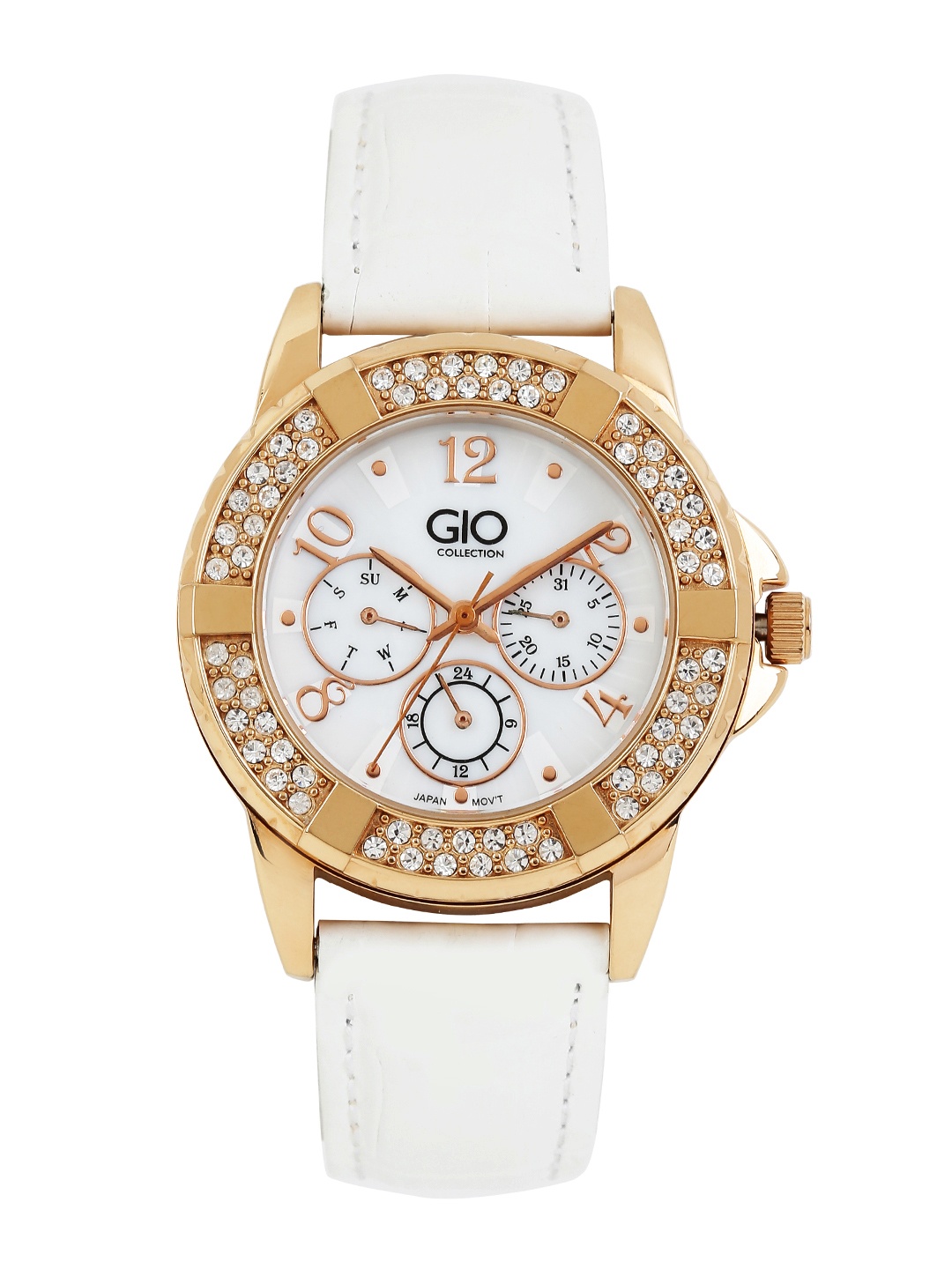 

GIO COLLECTION Women Pearly White Dial Watch G0028-02