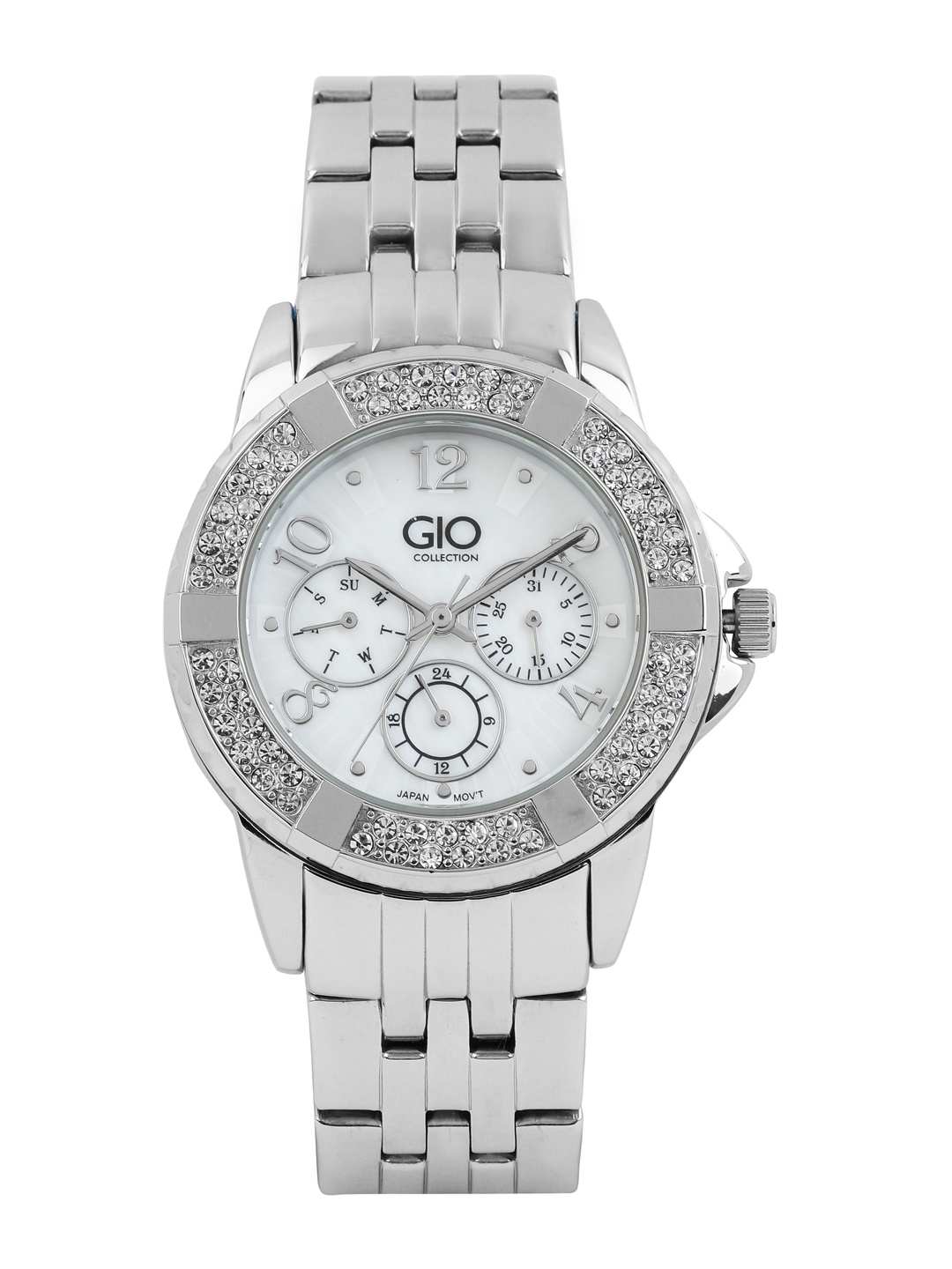 

GIO COLLECTION Women Pearly White Dial Watch G0028-22