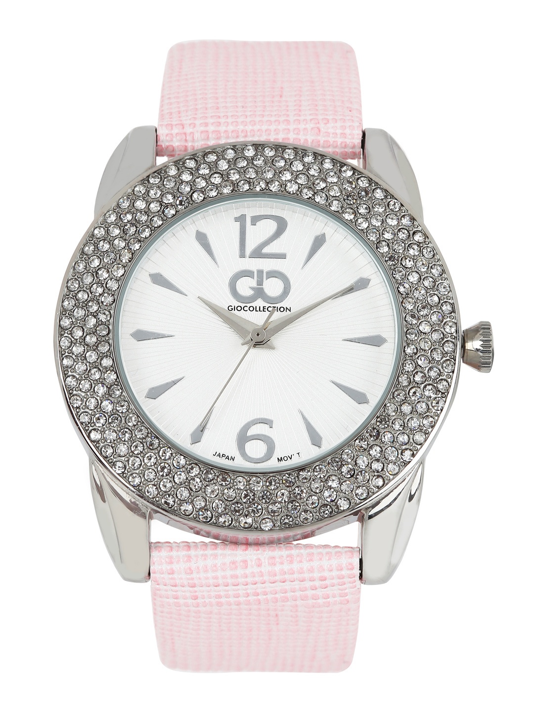 

GIO COLLECTION Women Silver-Toned Dial Watch G0053-03