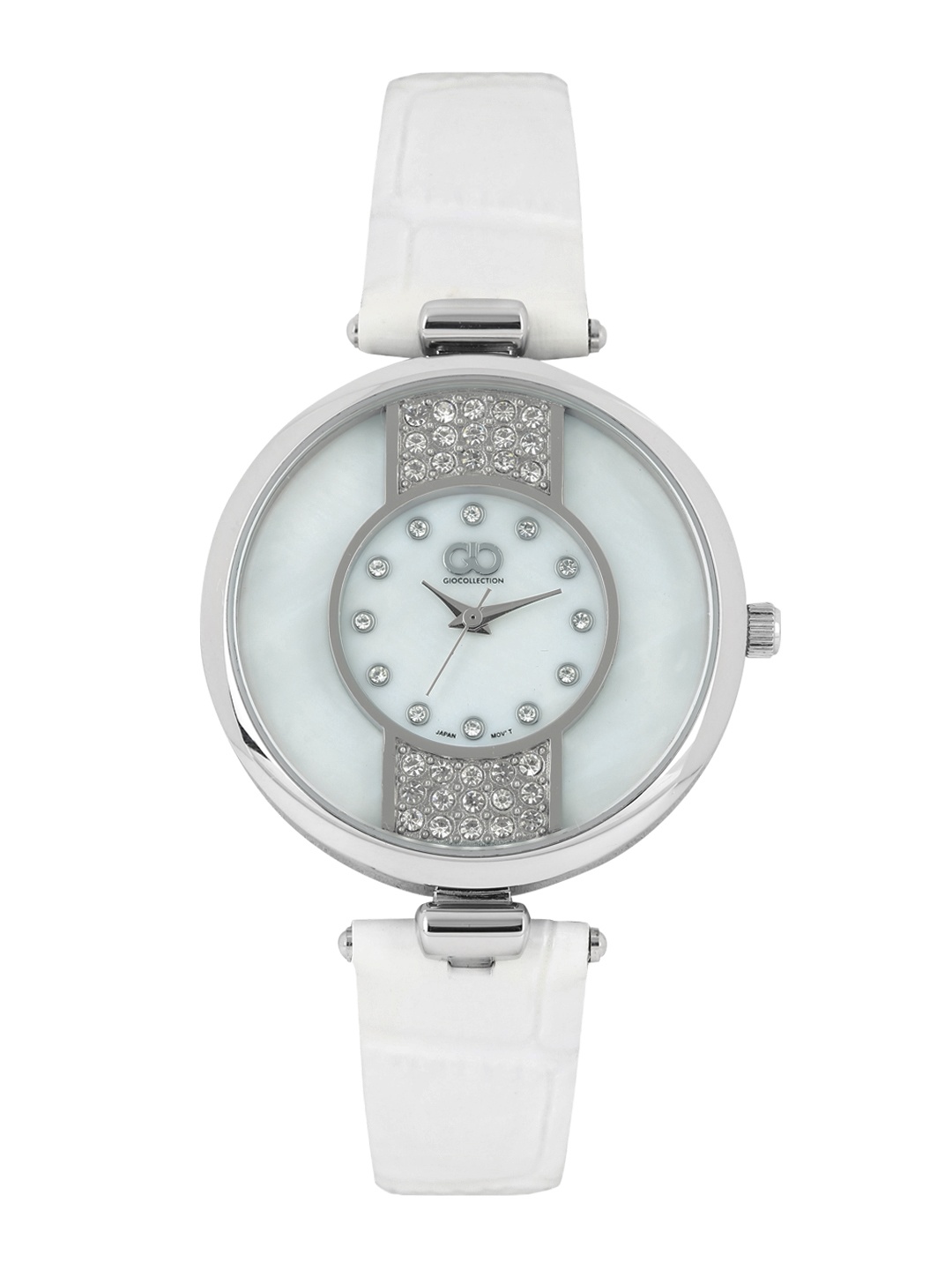 

GIO COLLECTION Women Pearly White Dial Watch G0059-01