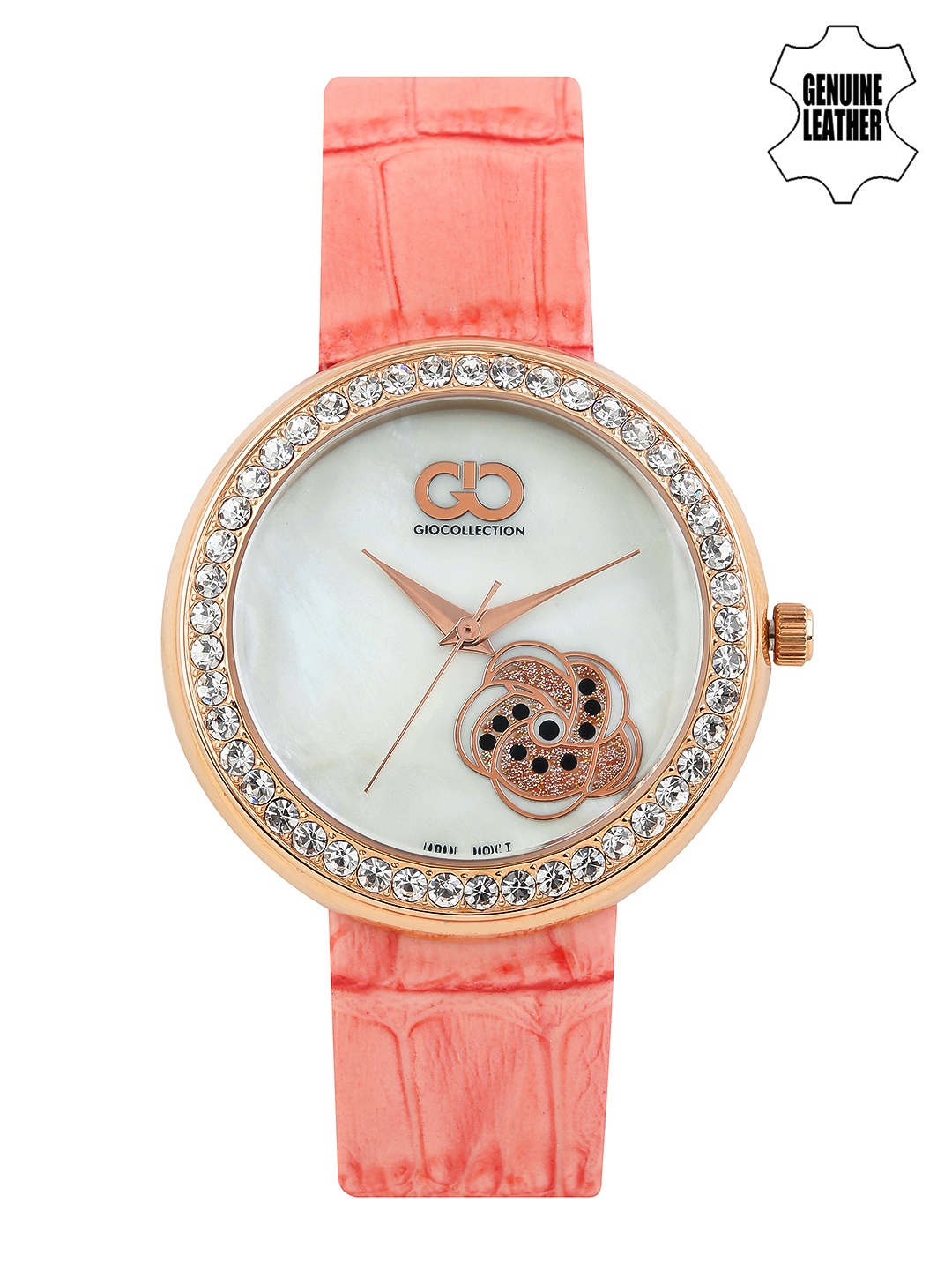 

GIO COLLECTION Women Pearly White Dial Watch G0065-03