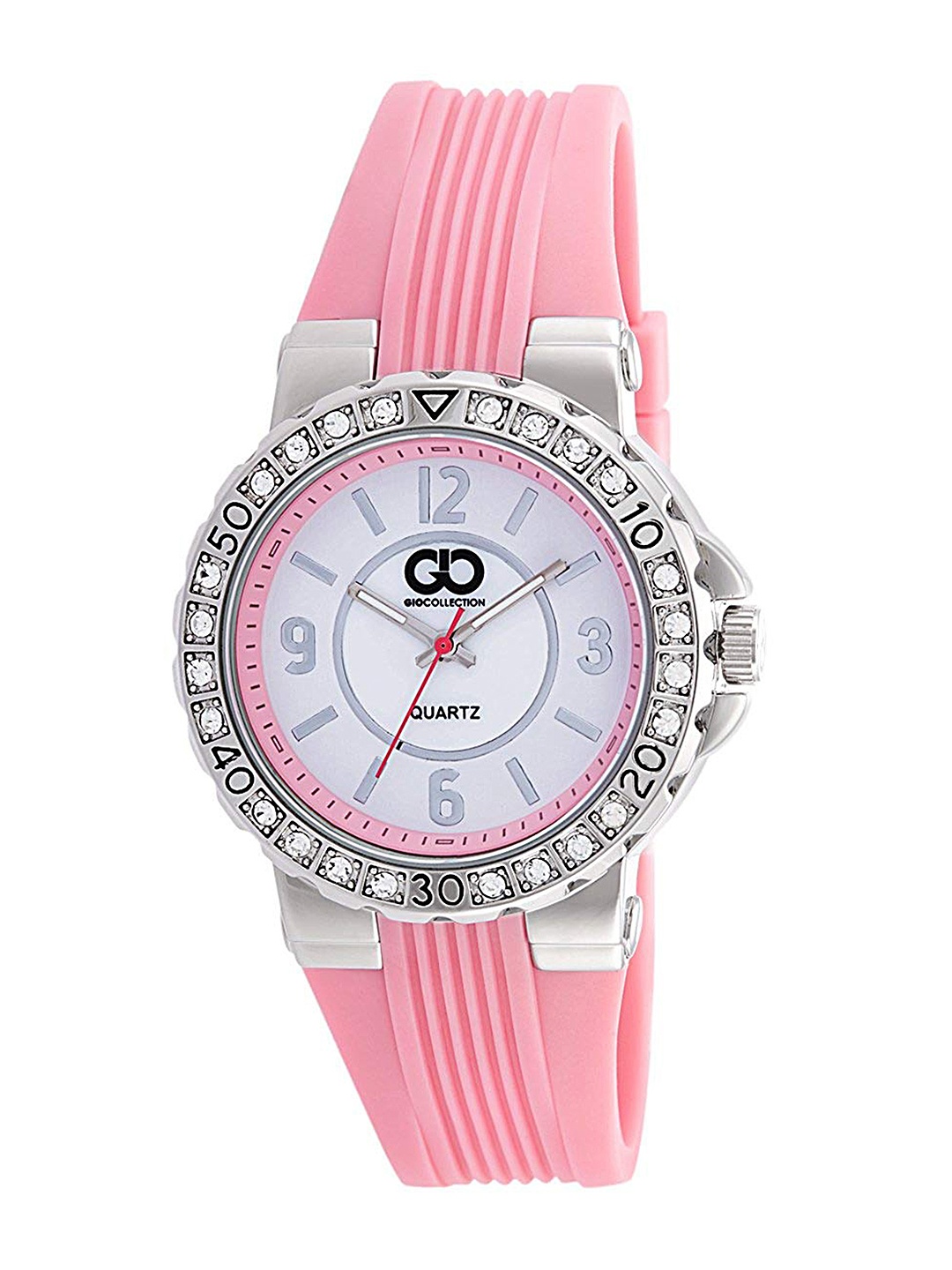 

GIO COLLECTION Women White & Pink Analogue Watch GLED-2031C