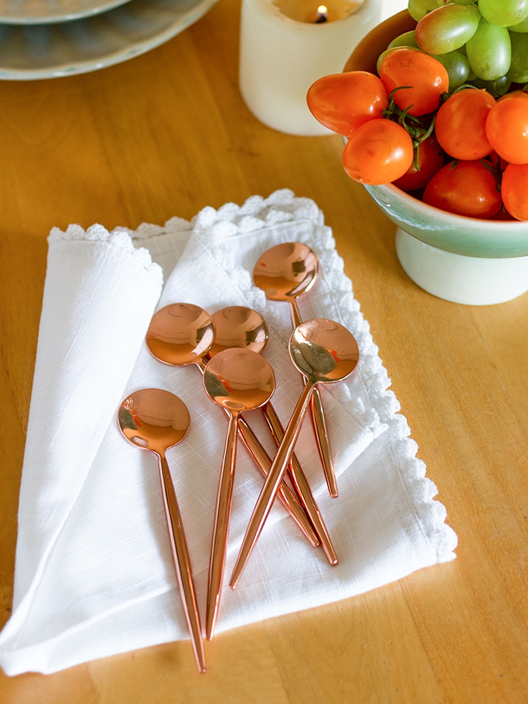 

The Wishing Chair Rose Gold 6-Pieces Solid Stainless Steel Spoon Set