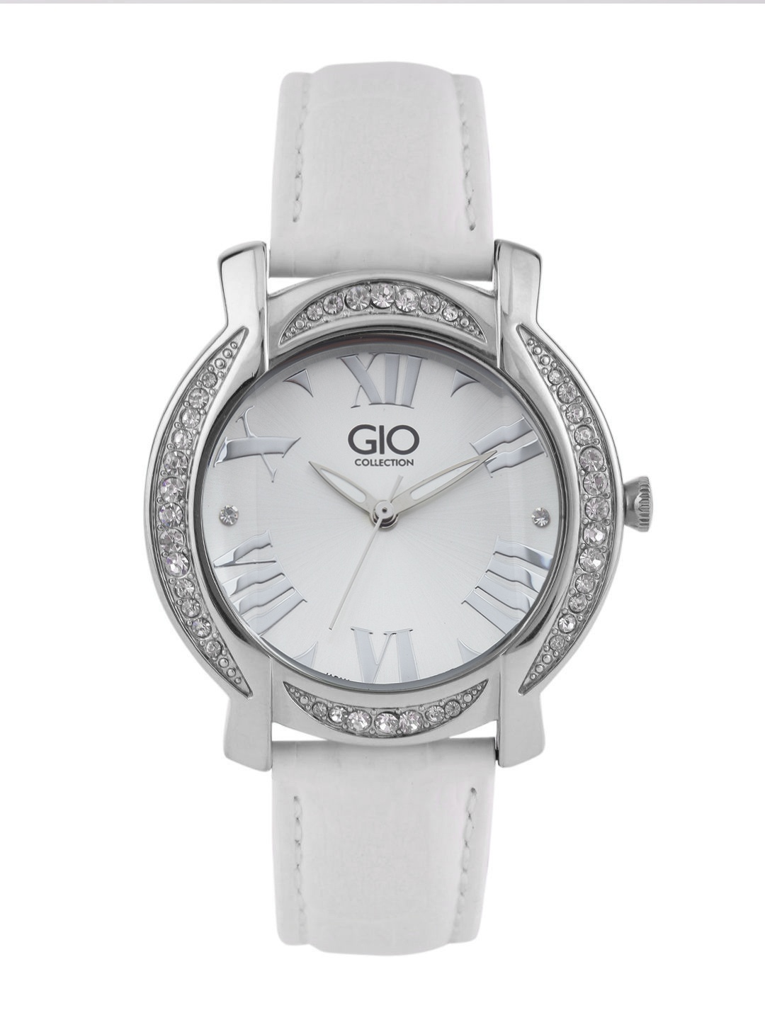 

GIO COLLECTION Women Silver-Toned Dial Watch G0039-02