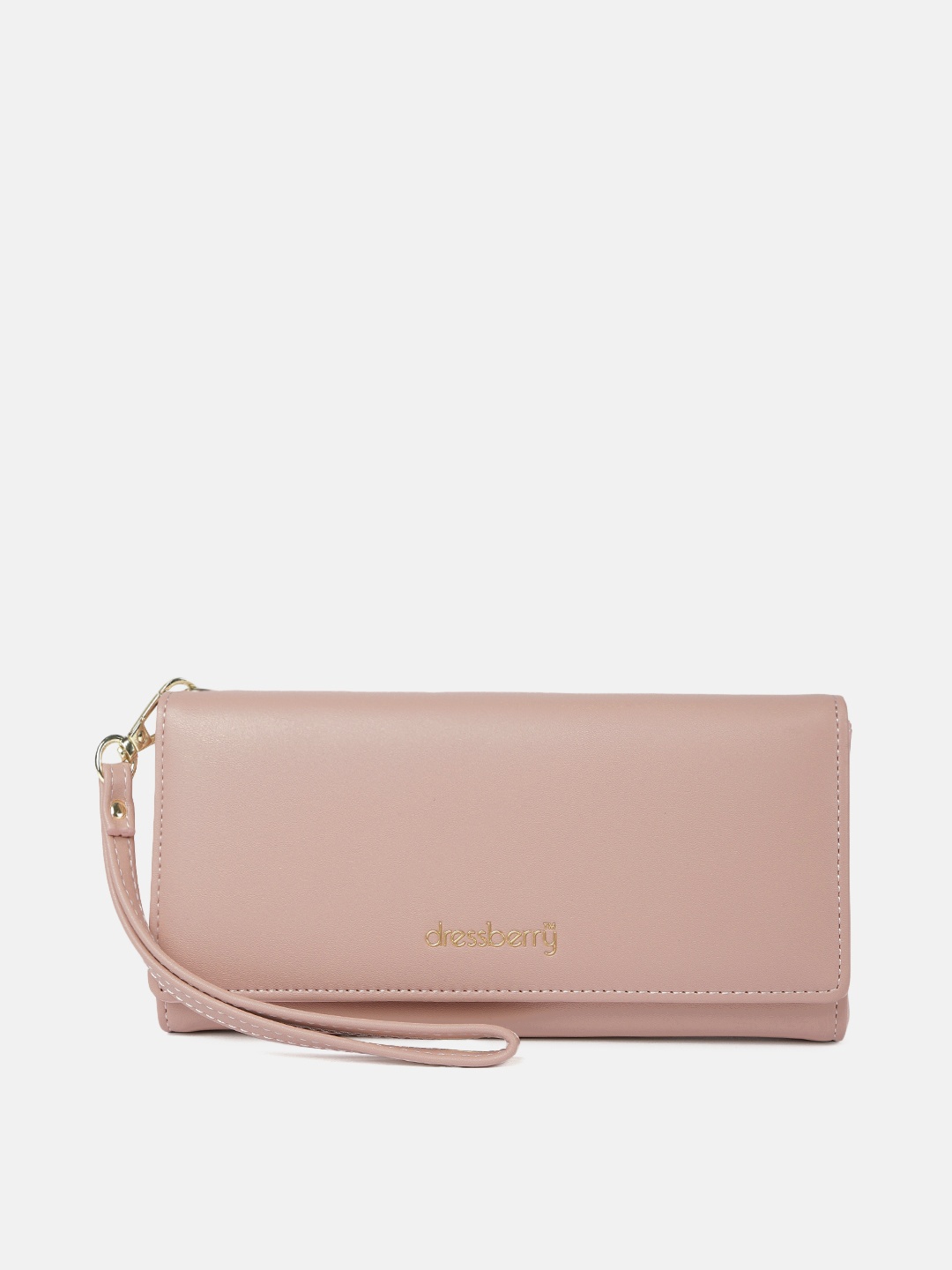 

DressBerry Women Pink Solid Two Fold Wallet