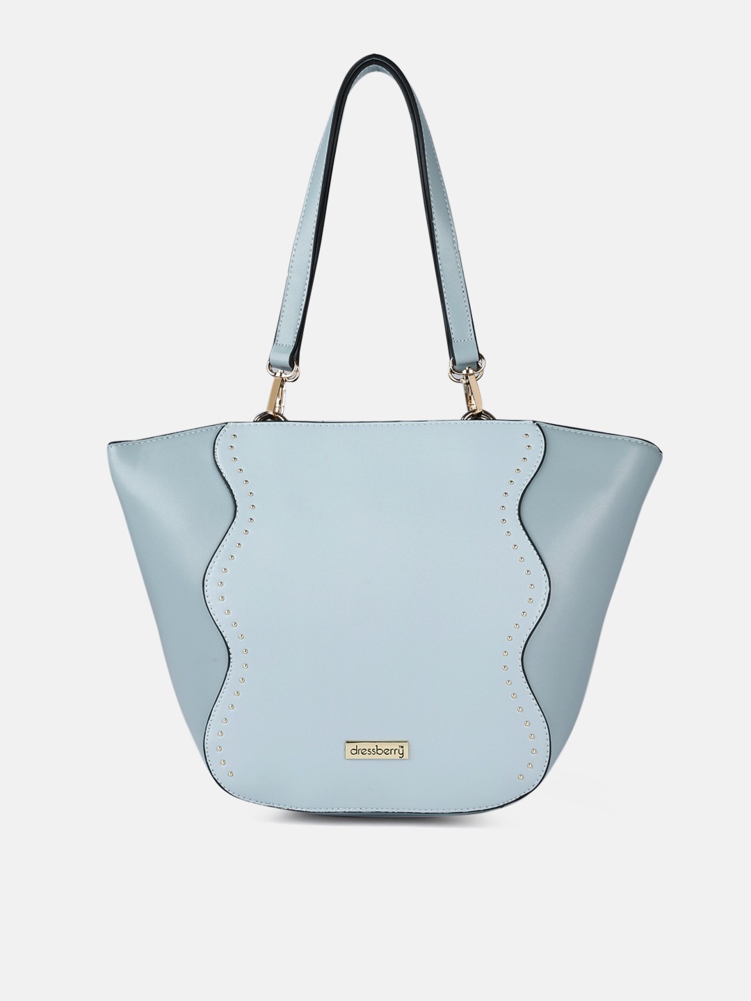 

DressBerry Blue Colourblocked Shoulder Bag