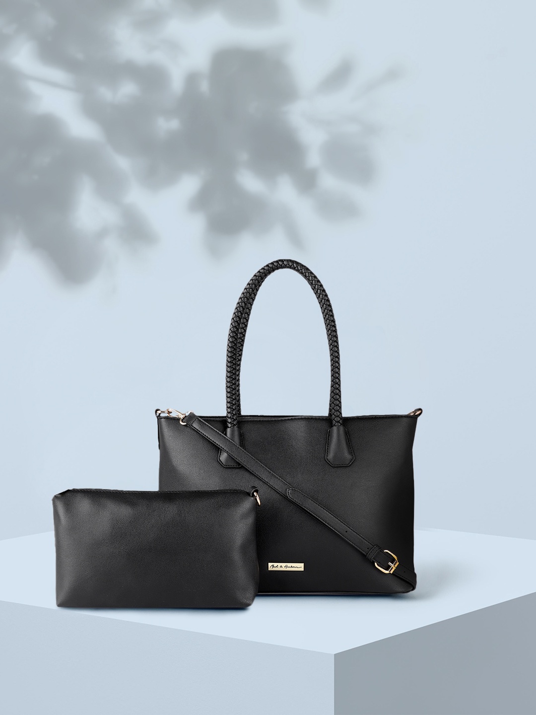 

Mast & Harbour Black Solid Shoulder Bag
