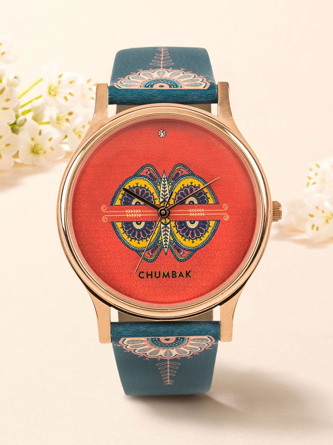 

TEAL BY CHUMBAK Women Red Analogue Watch 8907605091353