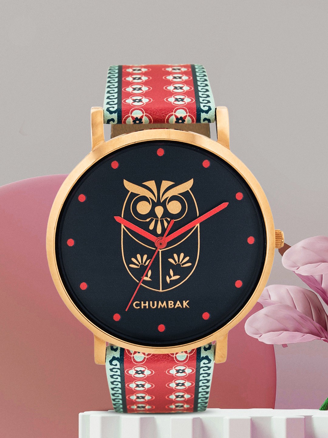

TEAL BY CHUMBAK Women Blue Analogue Watch 8907605087042