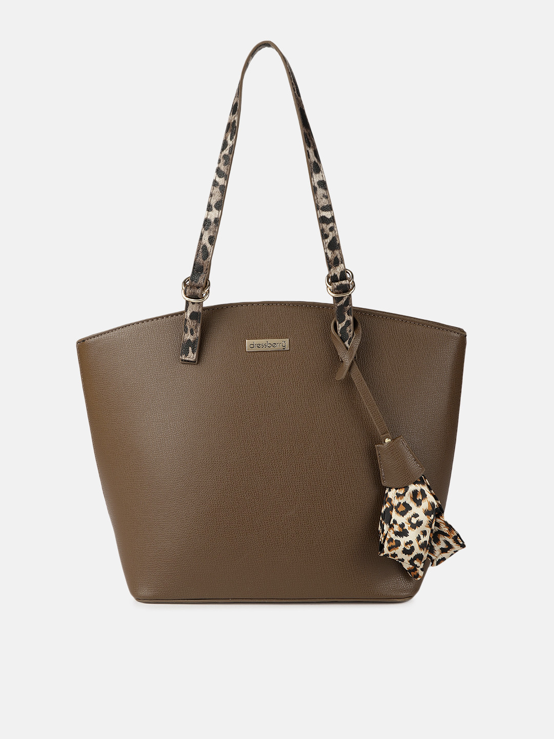 

DressBerry Taupe Solid Shoulder Bag