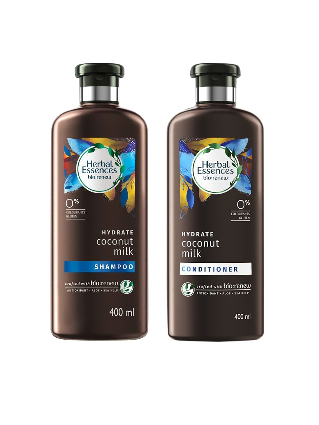 

Herbal Essences Set Of bio:renew Hydrate Coconut Milk Conditioner & Shampoo, Brown