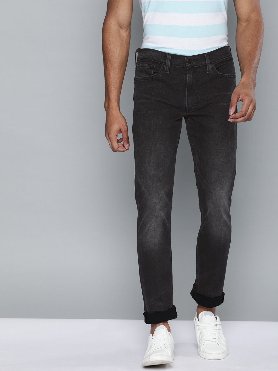 

Levis Men Black 511 Slim Fit Mid-Rise Clean Look Stretchable Jeans