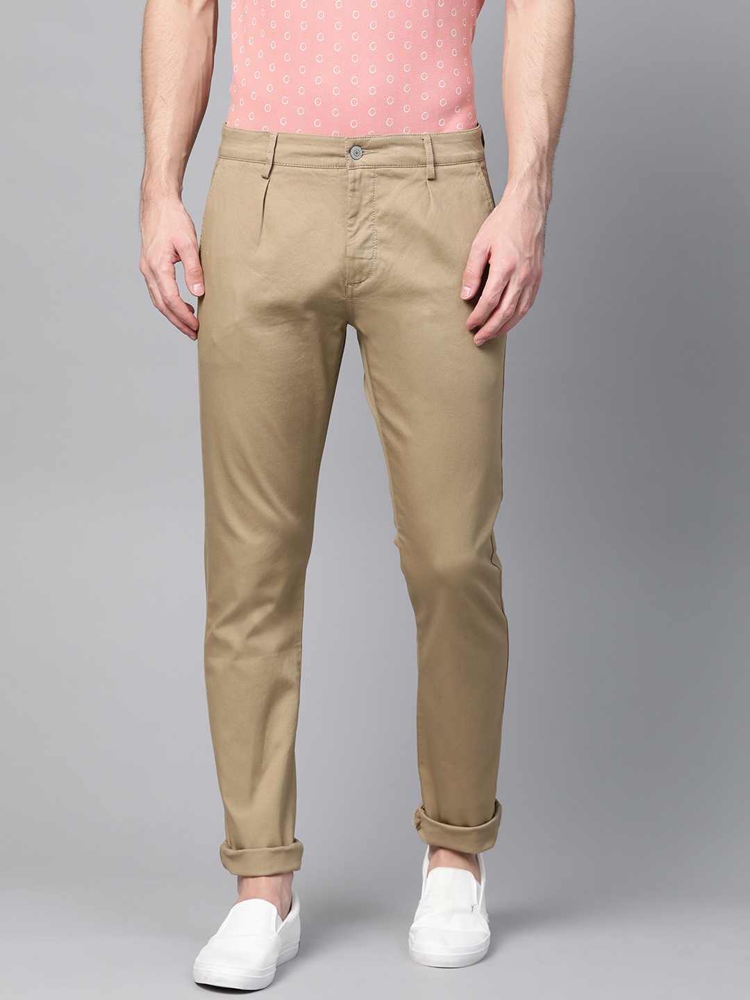 

Levis Men Beige 512 Slim Tapered Fit Chinos