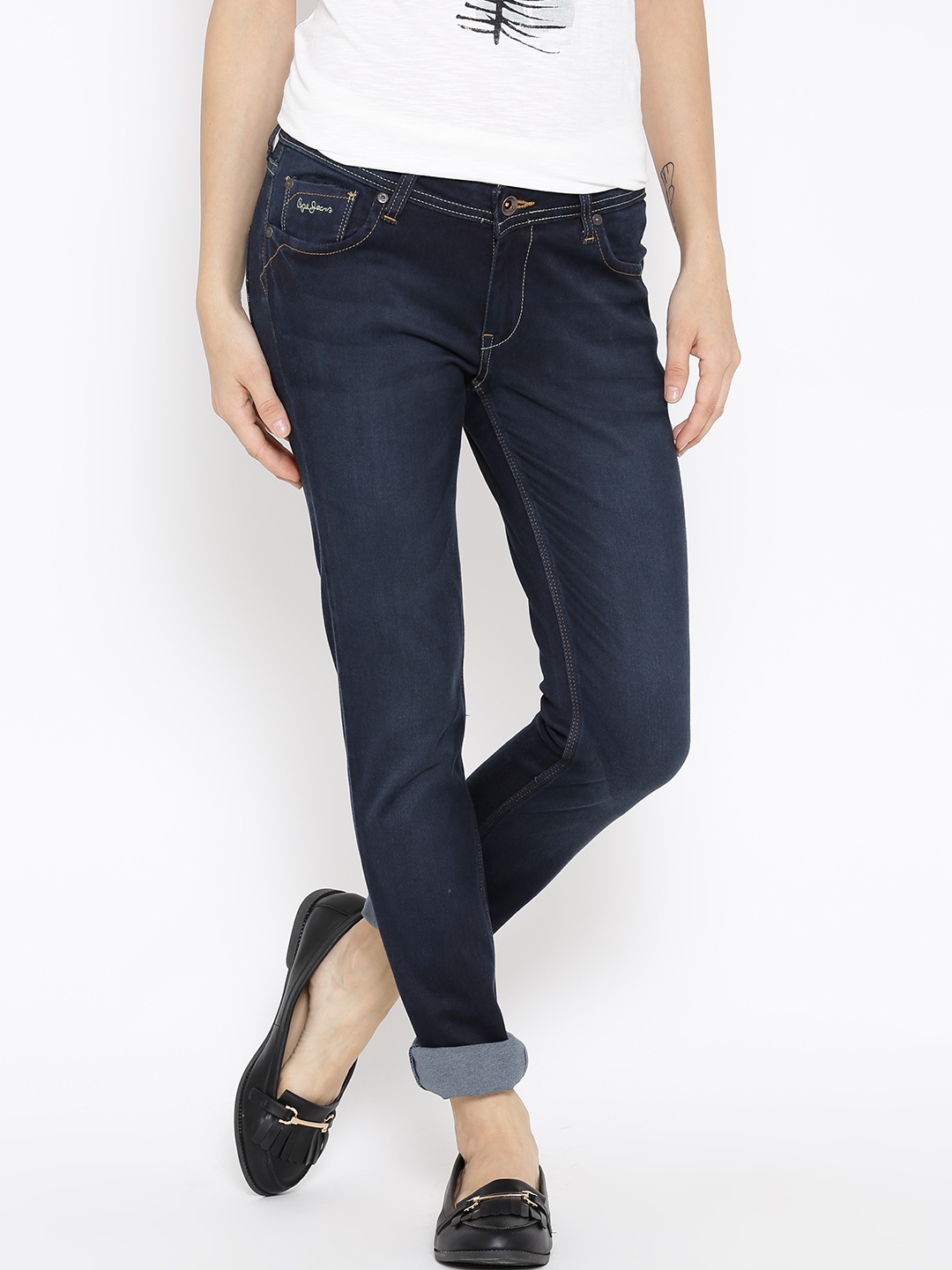 

Pepe Jeans Navy Frisky Slim Fit Jeans, Navy blue