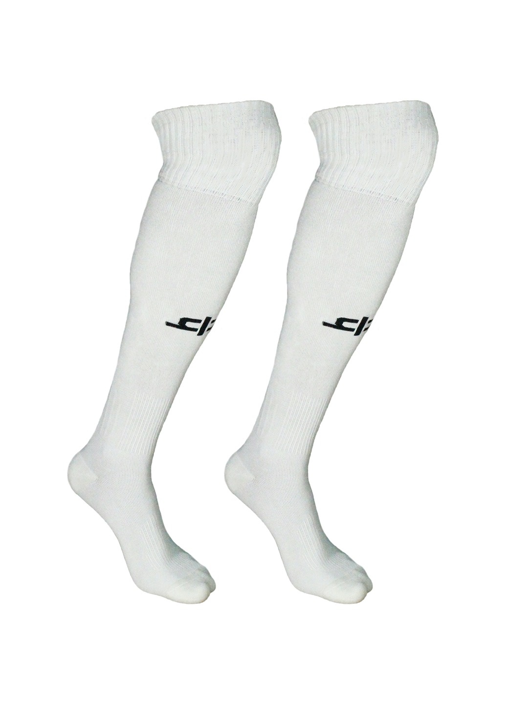 

Heelium Pack of 2 Odour Free Superior Grip Cushioned Base Bamboo Football Socks, White