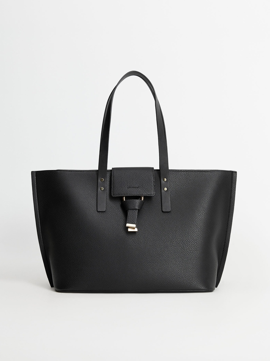 

MANGO Black Solid Shoulder Bag