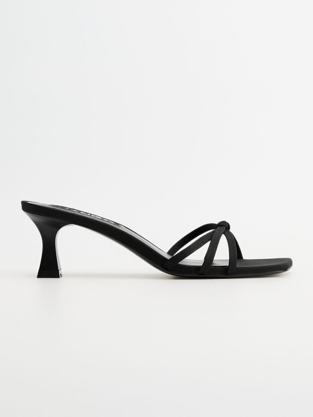 

MANGO Women Black Solid Slim Heels