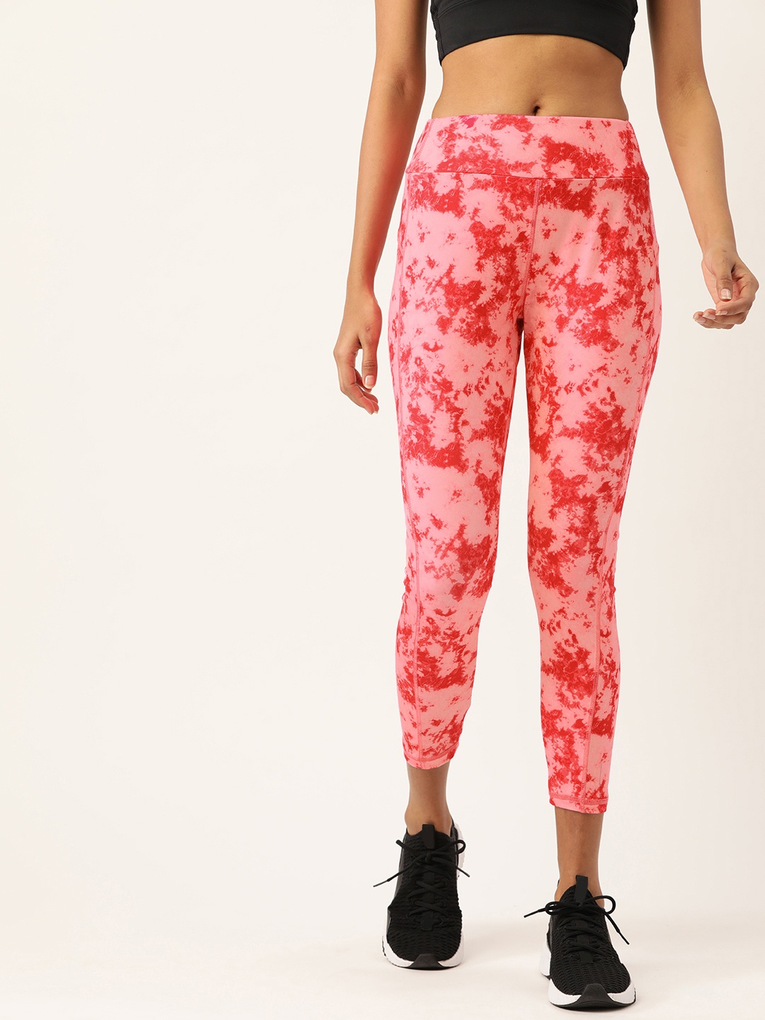 

DressBerry Women Pink Tie & Dye Tights