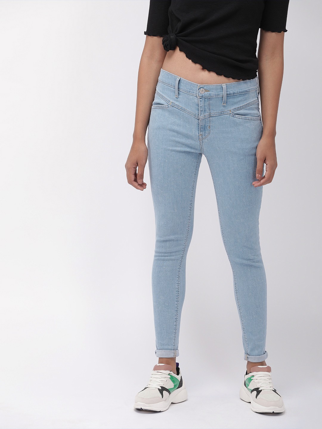 

Levis Women Blue 720 Super Skinny Fit High-Rise Clean Look Stretchable Jeans