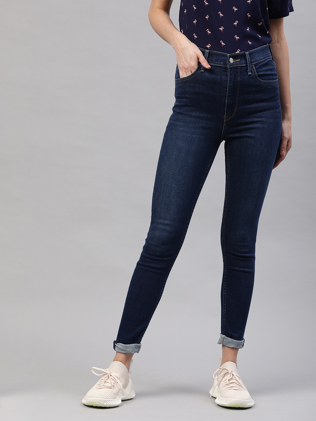 

Levis Women Blue Mile Super Skinny Fit High-Rise Clean Look Stretchable Jeans