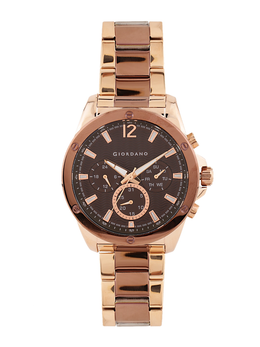 

GIORDANO Men Brown Dial Watch 1731-66