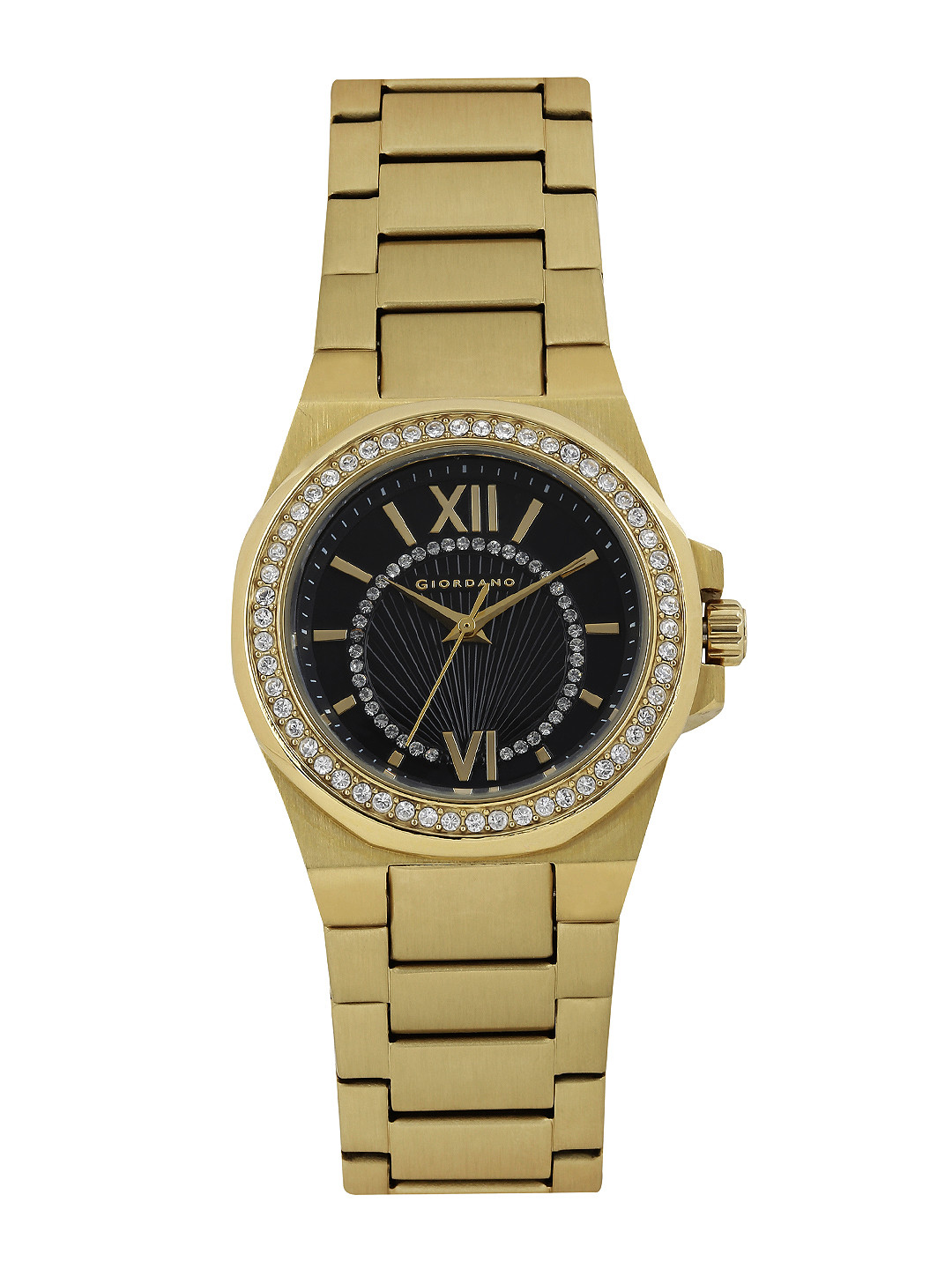 

GIORDANO Women Black Dial Watch GX2686-44