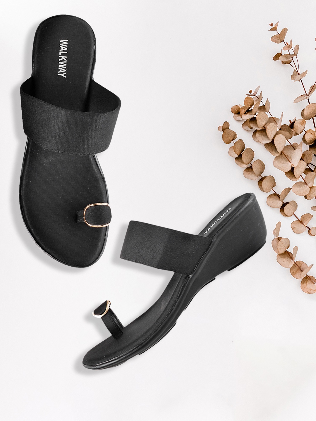 

WALKWAY by Metro Women Black Solid Heels
