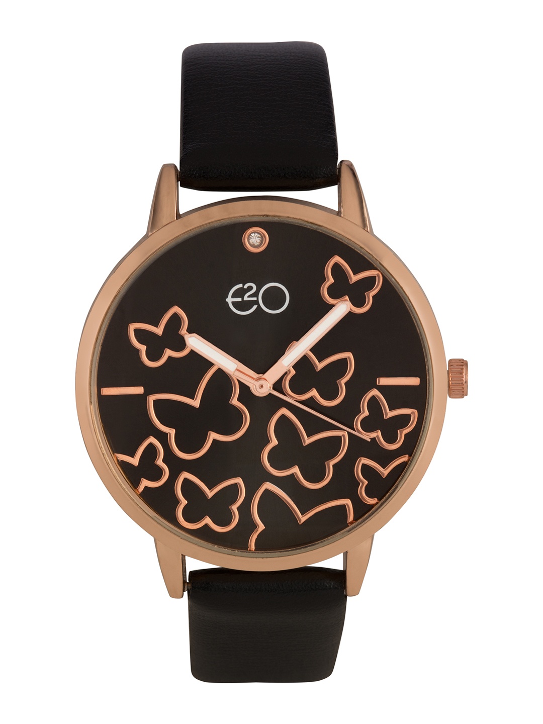 

E2O Women Black Analogue Watch