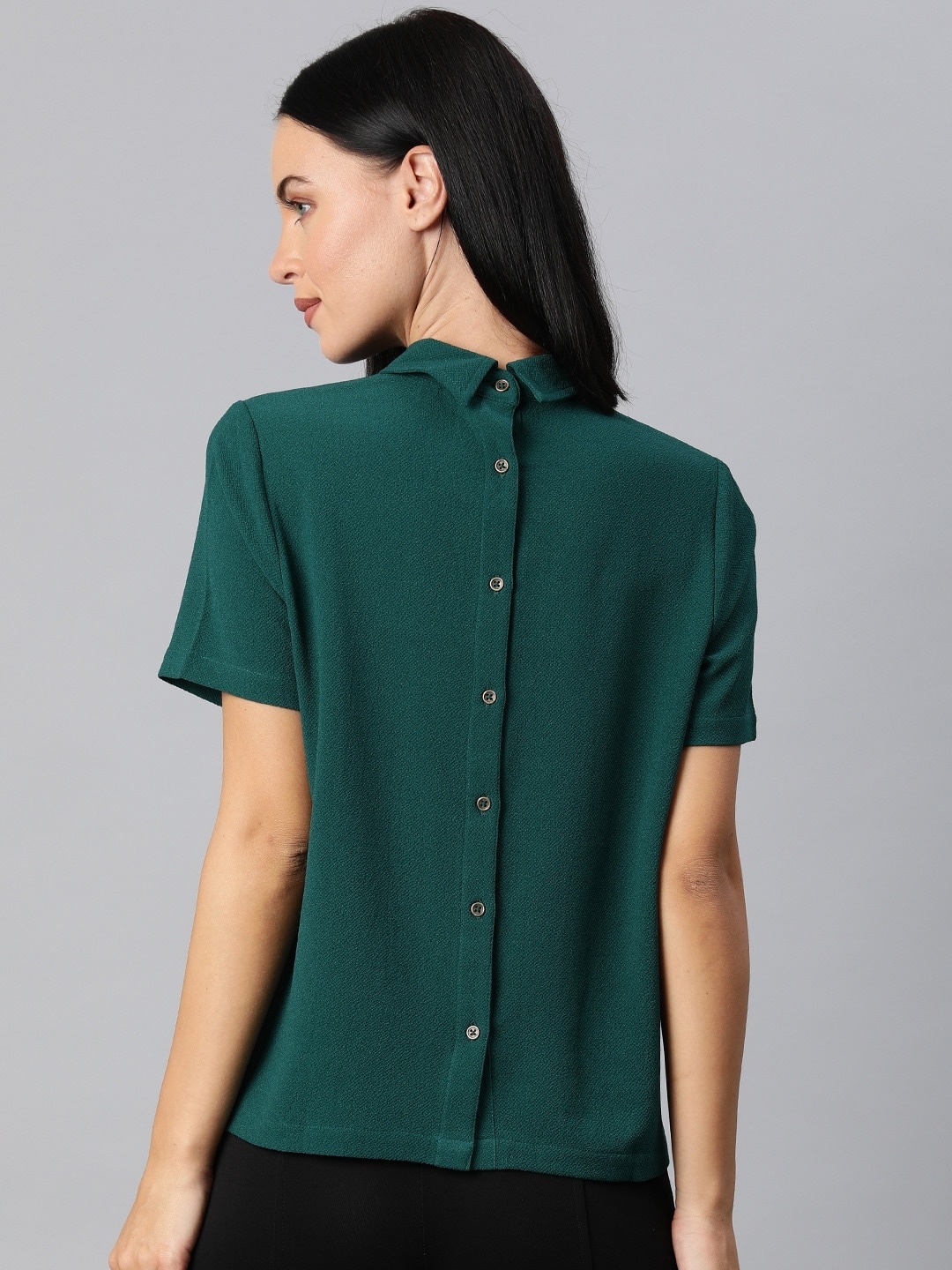 

Chemistry Green Styled Back Top