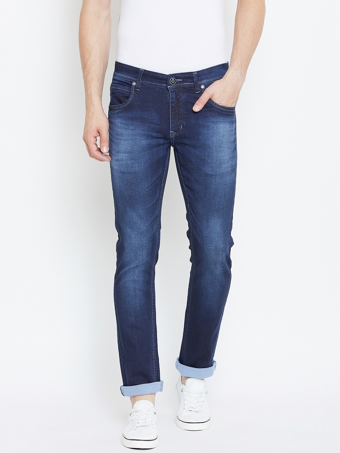 

Duke Men Blue Slim Fit Mid-Rise Clean Look Jeans