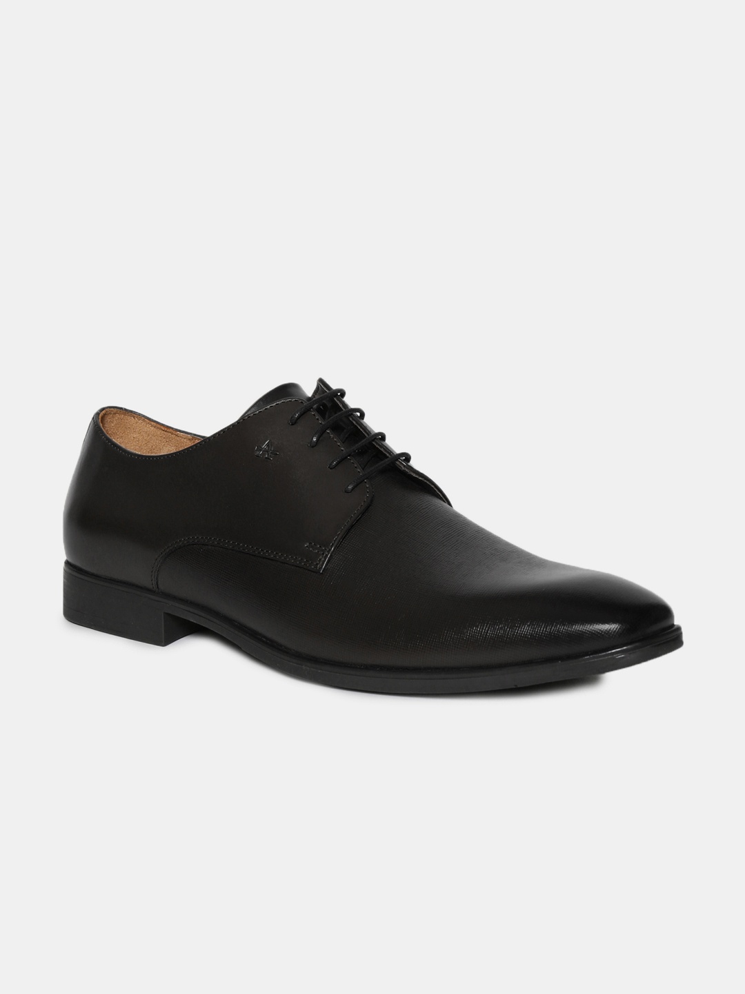 

Arrow Men Solid Leather Formal Derbys, Black