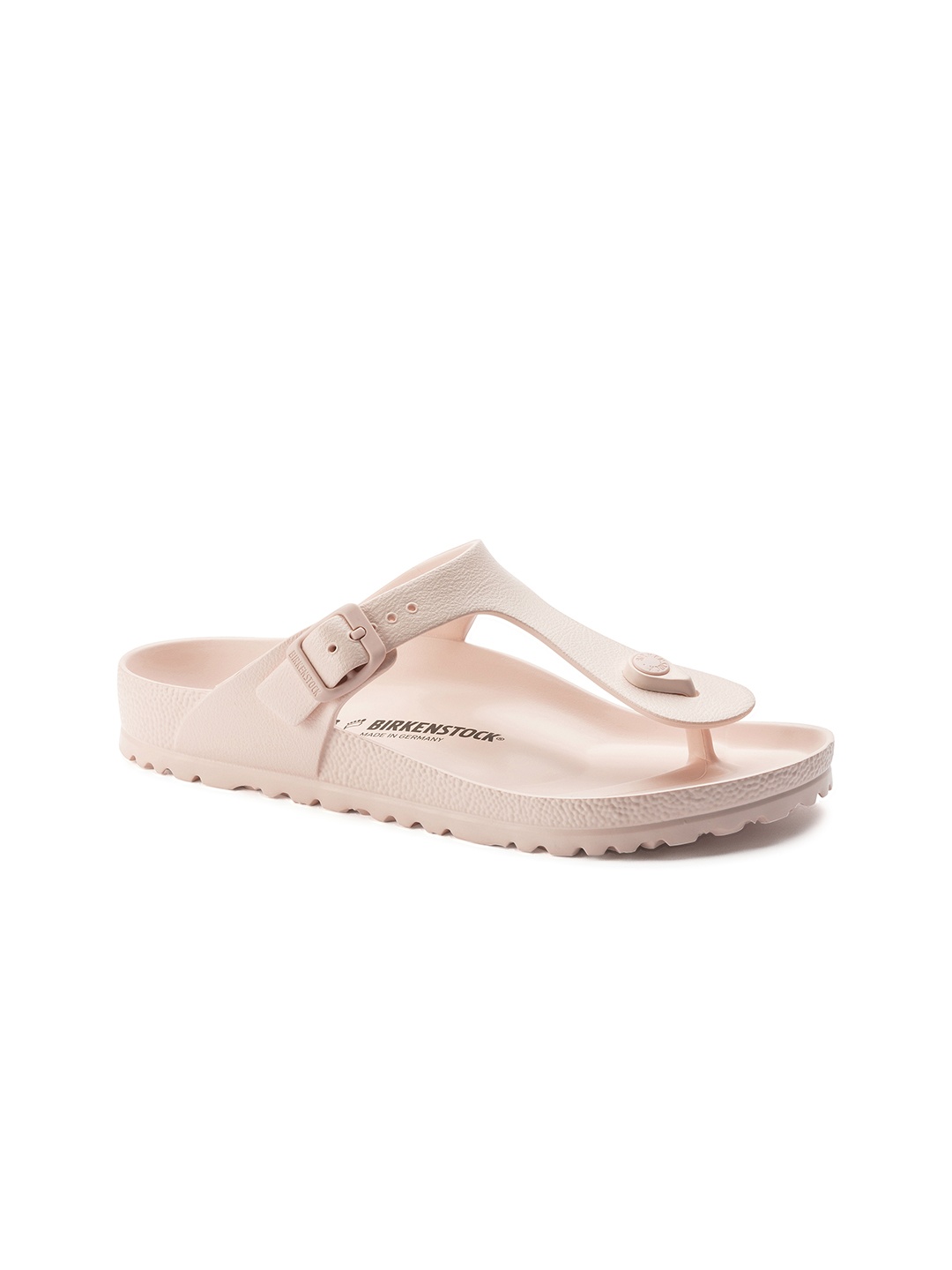 

Birkenstock Women Pink Solid Gizeh Essentials EVA Open Toe Regular Width Flats