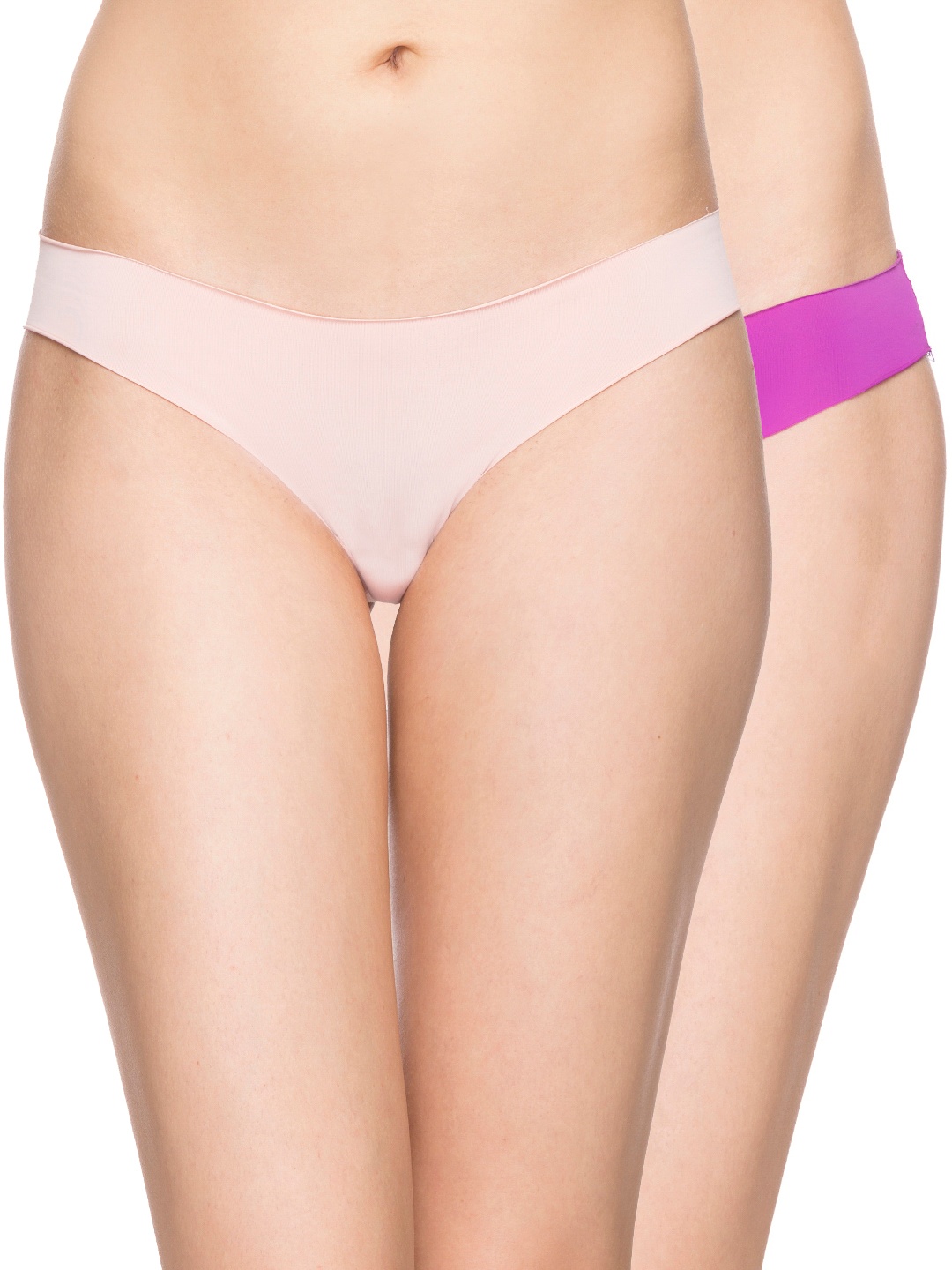 

Candyskin Women Pack Of 2 Solid Hipster Briefs, Nude