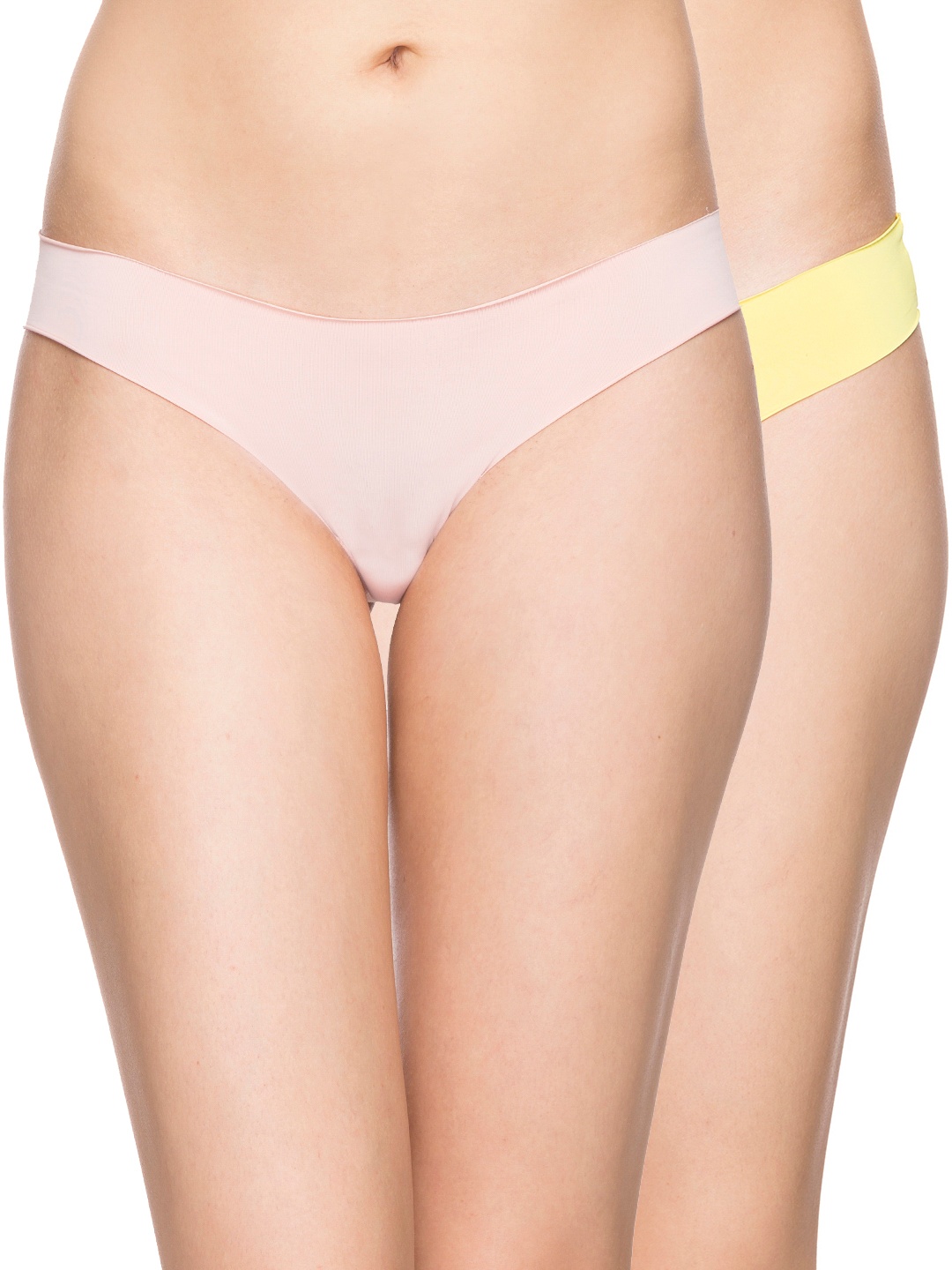 

Candyskin Women Pack Of 2 Solid Hipster Briefs, Yellow